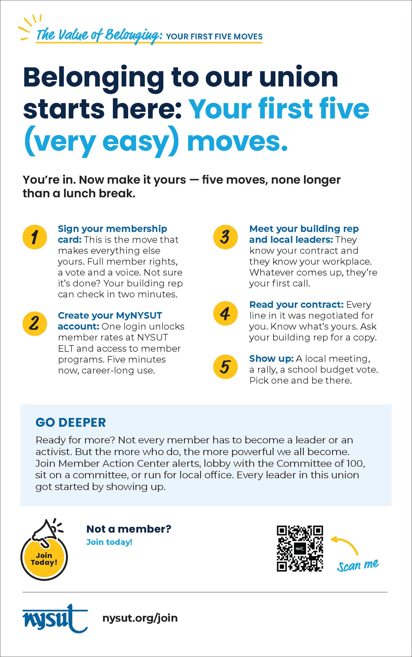 First Five Moves Flyer