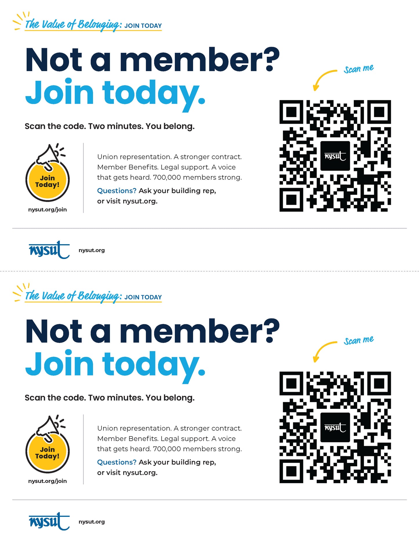 Join Today QR Flyer