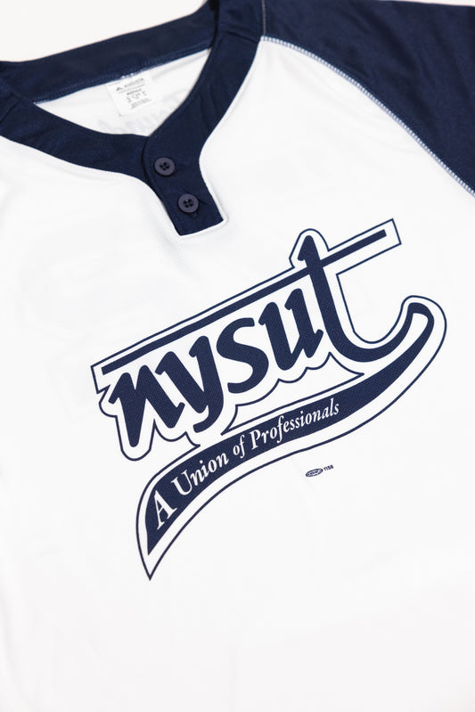 NYSUT ─ A Union of Professionals White Baseball Jersey