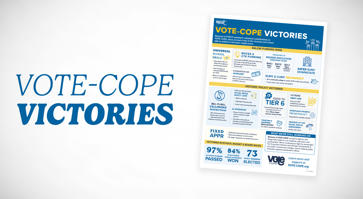 VOTE-COPE Victories One-Pager