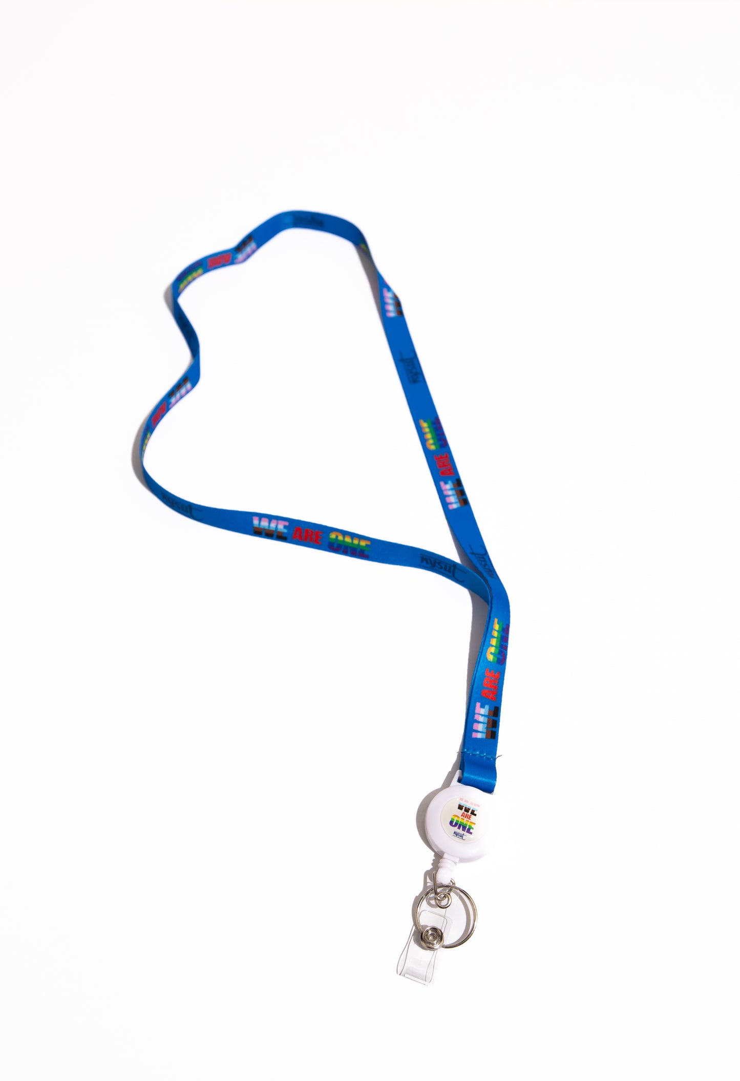 We Are One Lanyard with retractable badge holder