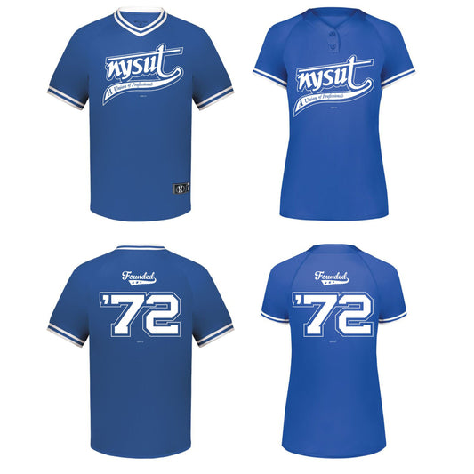 NYSUT ─ A Union of Professionals Blue Baseball Jersey