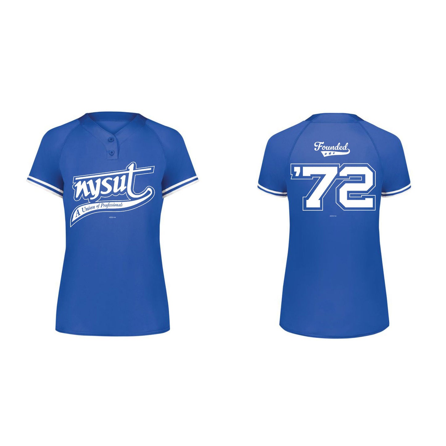 NYSUT ─ A Union of Professionals Blue Baseball Jersey