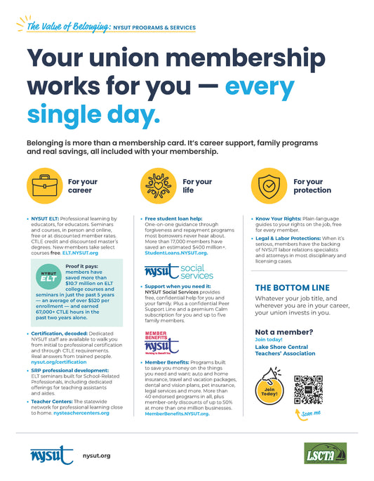 Programs & Services Flyer