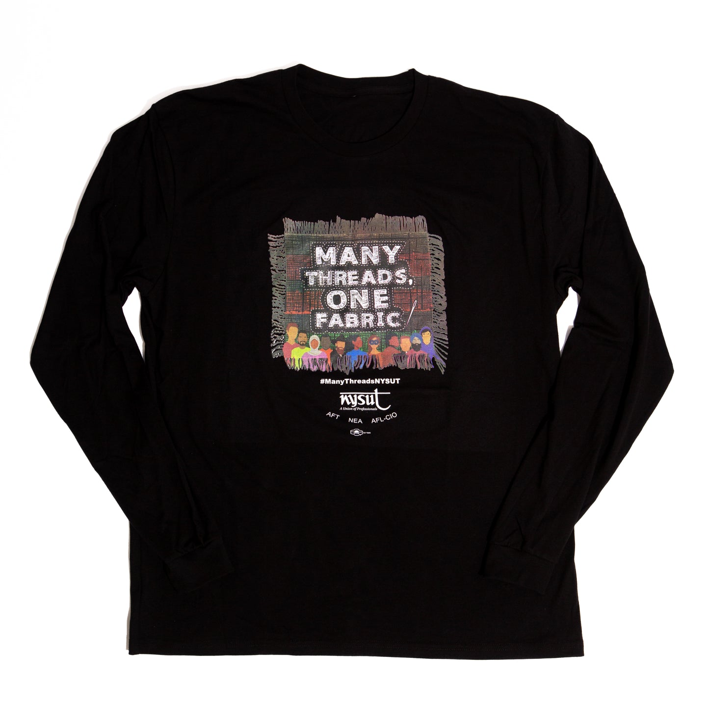 'Many Threads One Fabric' Long Sleeve T-shirt