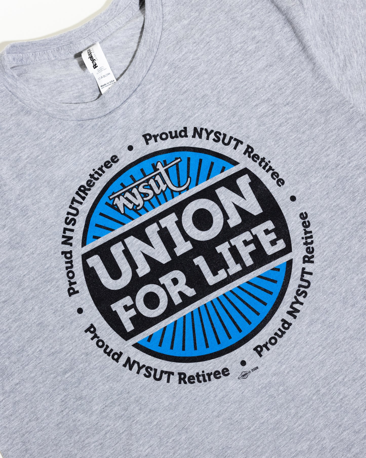 Union For Life - grey short sleeve t-shirt
