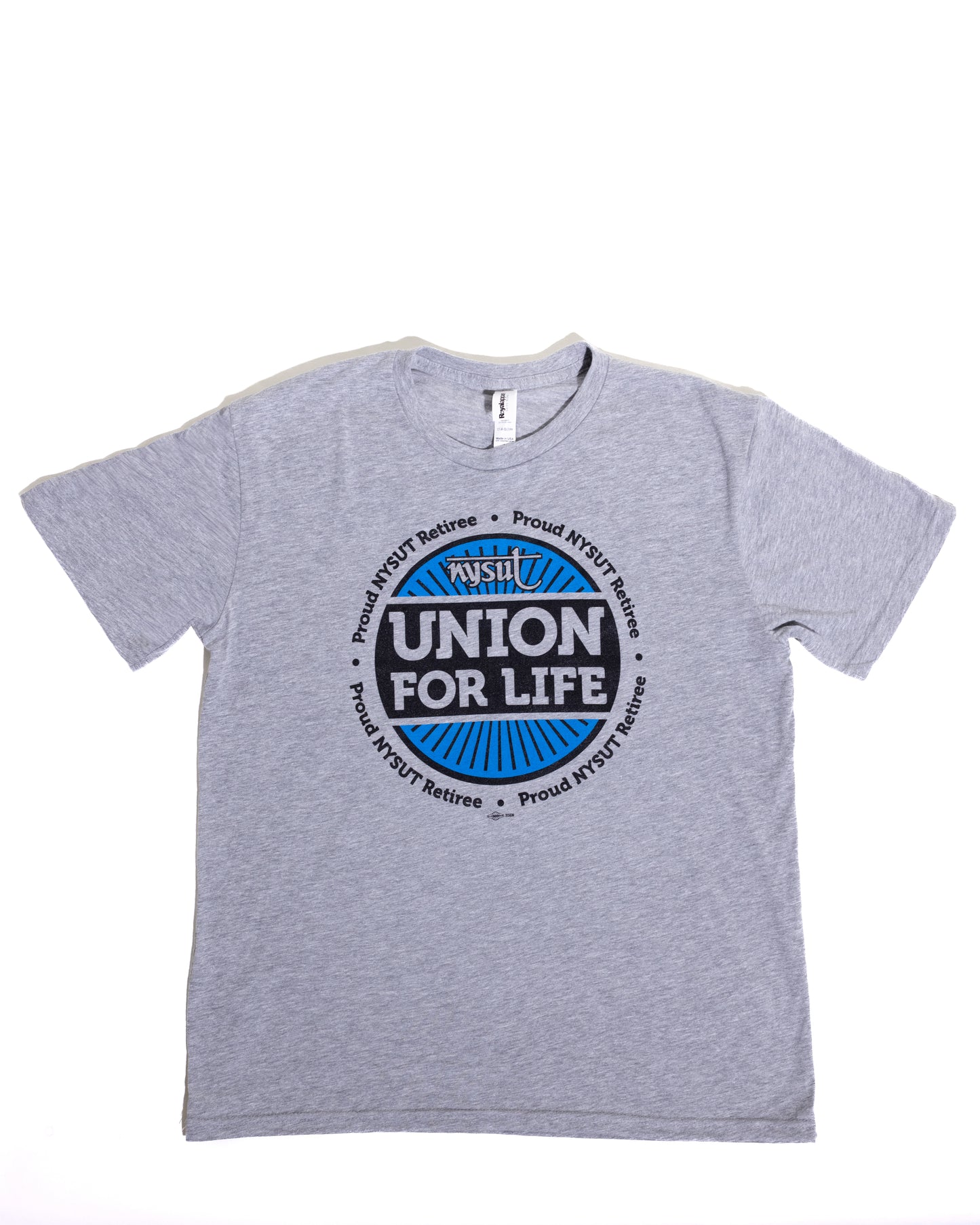 Union For Life - grey short sleeve t-shirt
