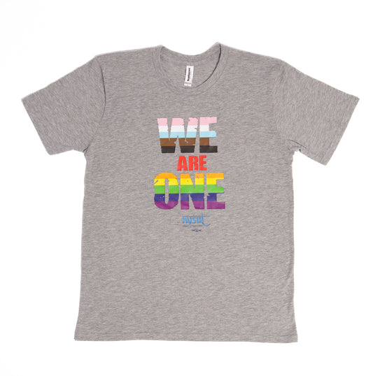 'We Are One' Gray Short Sleeve T-shirt