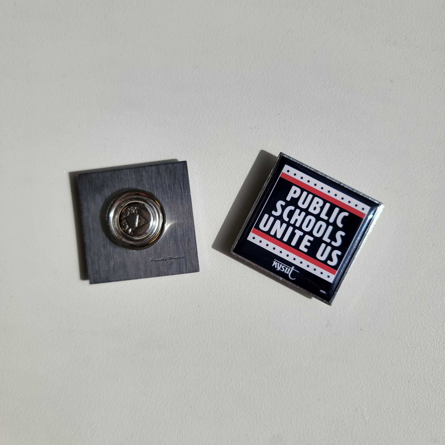 Public Schools Unite Us Magnetic Lapel Pins